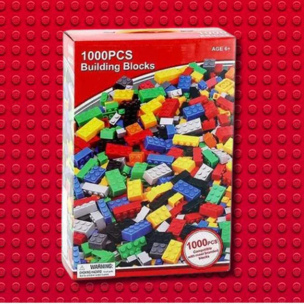 Construye y Aprende - 1.000 Fichas Tipo Lego 🏗️🧩