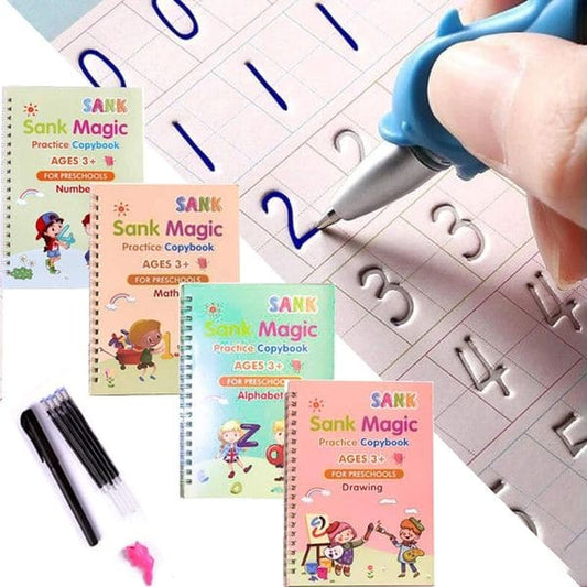 🖍️ Libro Caligrafía  Montessori 🎨 (SET X 4 LIBROS)