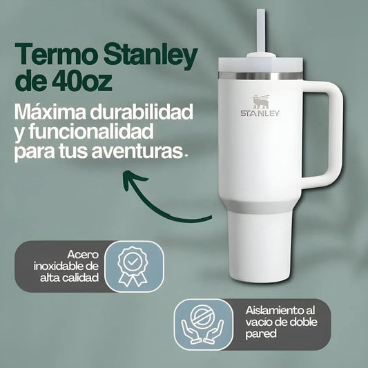 Termo Stanley 40 OZ ❄️- ORIGINAL 11HORAS🔥