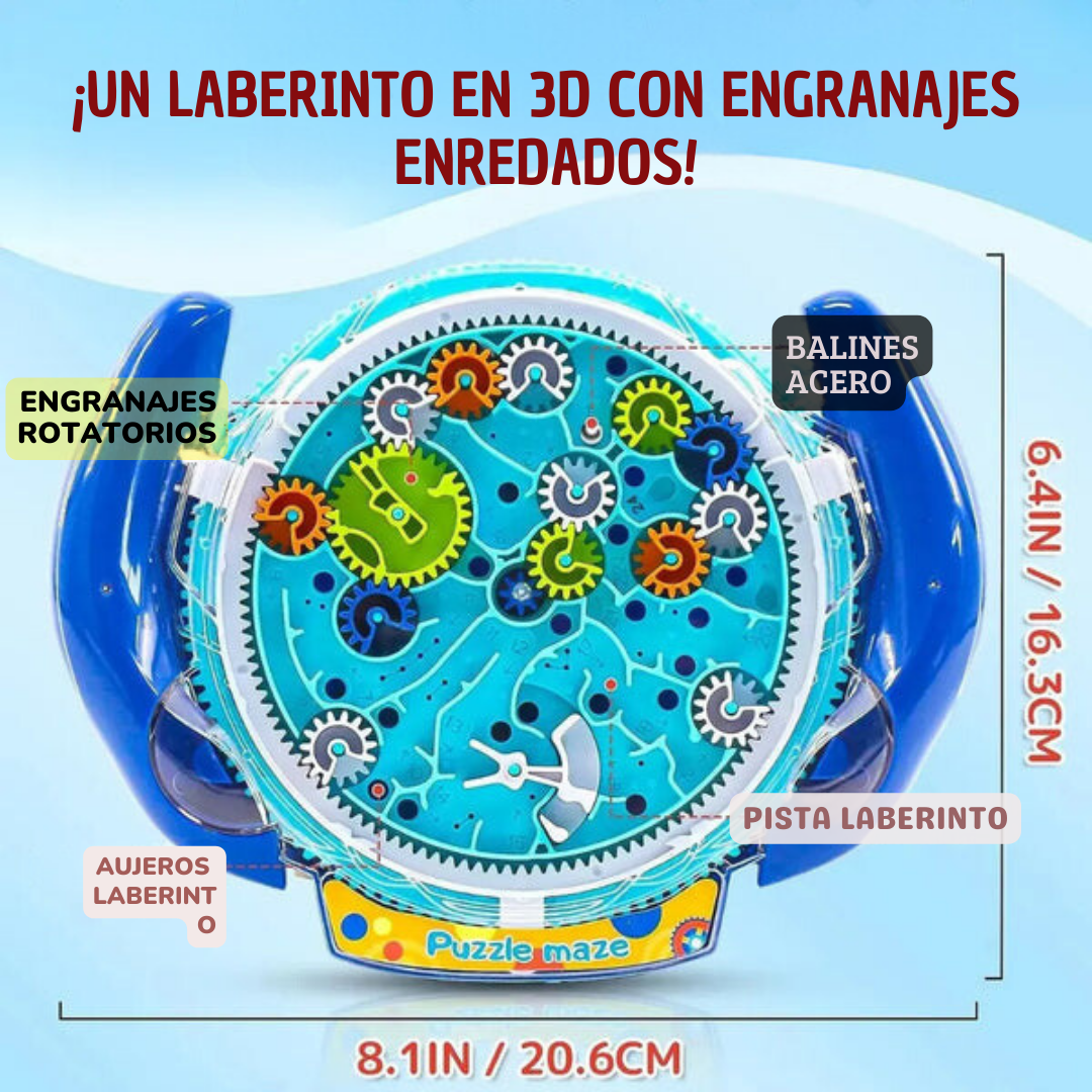 Juego de Laberinto 3D: Desarrollo Cognitivo 🧠 y Diversión 🎉